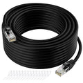 Cat5e Ethernet Cable 50 FT, Long Cat 5e Internet Cable, Standard RJ45 Connector by Kxable