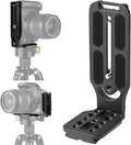 DSLR Camera L Bracket with 1/4" & 3/8" Screw Hole, Vertical Horizontal by Bestoct