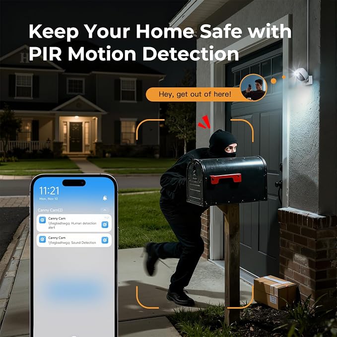 2K Cameras for Home Security, Indoor/Outdoor for Baby/Elder/Pet Monitoring - Image 6