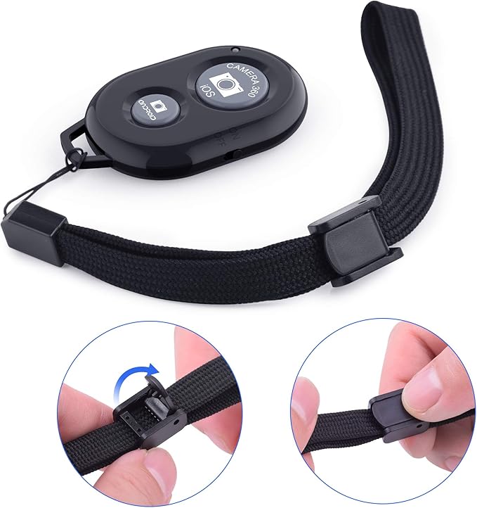 Wireless Camera Remote Shutter for Smartphones, Zttopo Wireless Phone Camera - Image 6