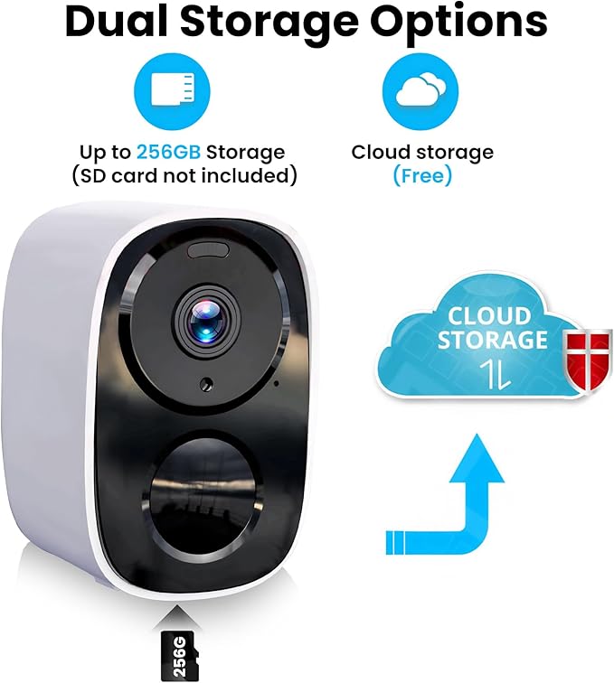 2026 Upgraded 2K Security Cameras Wireless Outdoor, Free Cloud Storage - Image 3
