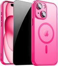 for iPhone 15 Plus Case with Privacy Screen Protector and Camera Protection by ZOZDOKG