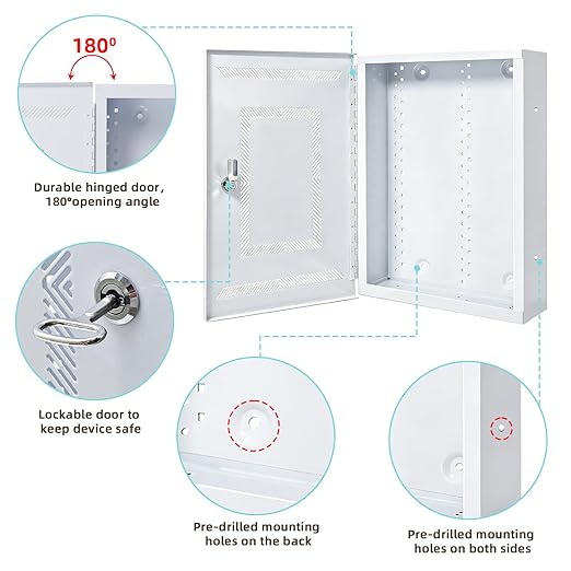 XMK 20 Inch Structured Wiring Enclosure - Image 4