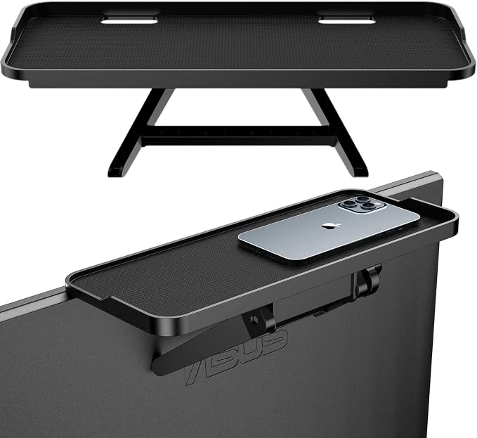 TV Top Screen Shelf Speakers Mount Adjustable Computer Monitor Shelf Storage by SJBRWN