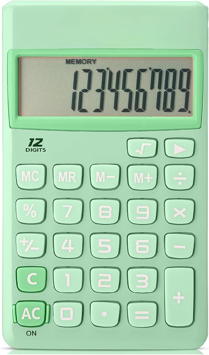 Mr. Pen- Standard Function Calculator, 12 Digits, Small Calculator, Pastel by MrPen