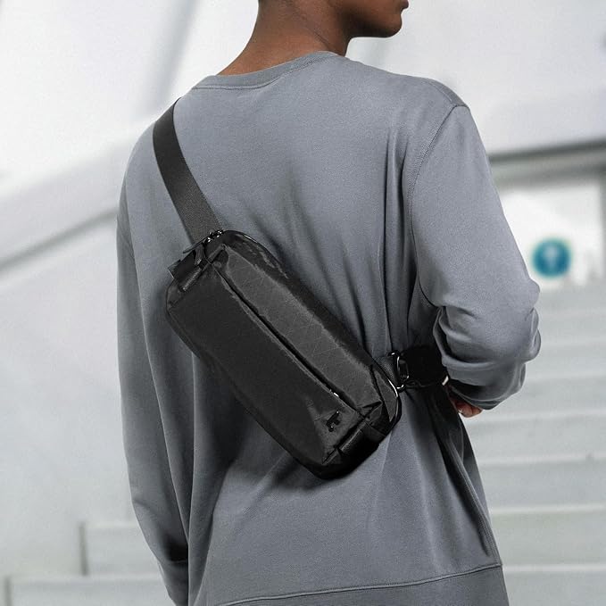tomtoc Compact EDC Sling Bag 3L-10L, Minimalist Crossbody Bag Chest Shoulder - Image 2