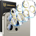 UniqueMe for 3 Pack iPhone 15 Pro/iPhone 15 Pro Max Camera Lens Protector by UniqueMe