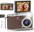 4K Digital Camera, Autofocus 48MP Selfie Vlogging Camera Compact Point and by OurlifeCameraforKids