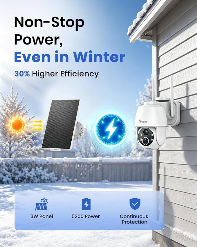 Solar Security Cameras Wireless Outdoor 4 Pack, WiFi 6 - Image 4