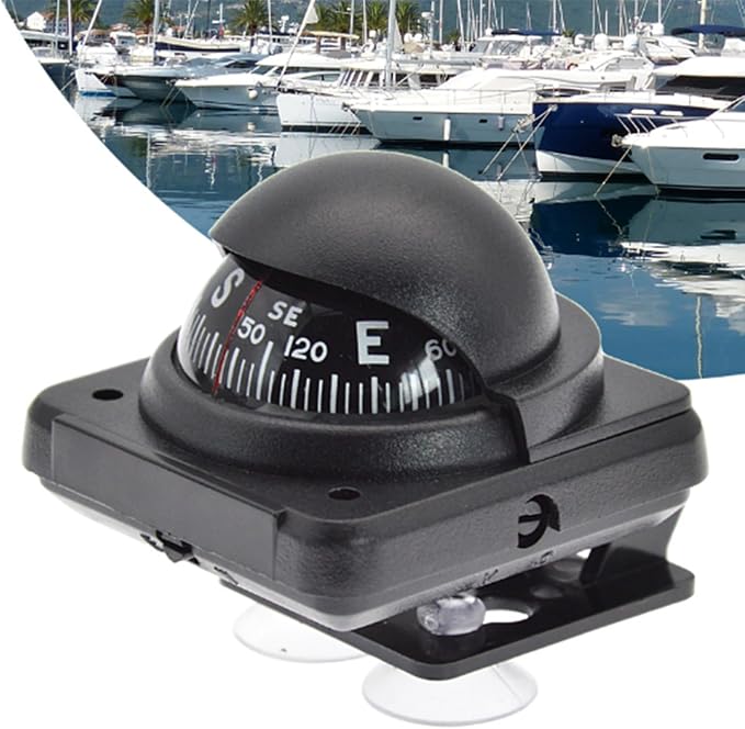 Car Suction Cup Digital Compass, Dashboard Navigation Gauge - Image 2