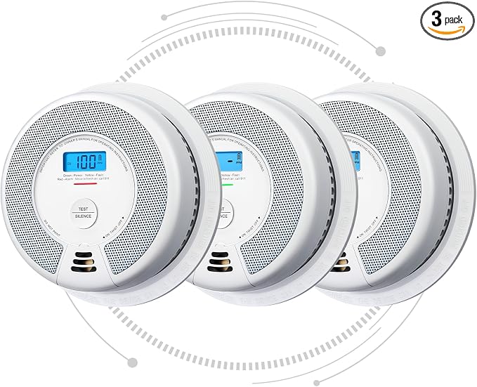 X-Sense Interconnected Smoke and Carbon Monoxide Detector 10-Year Battery by X-Sense