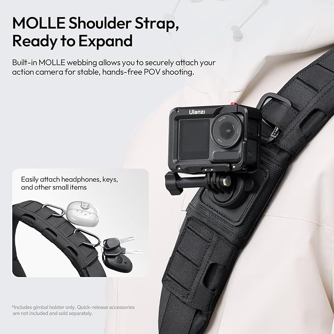 ULANZI CB01 Camera Sling Bag for Mirrorless DSLR Cameras & 3-Axis Gimbal - Image 3