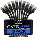 Ultra Clarity Cables Cat 6 Ethernet Cable 3 Feet, Cat6 Patch Cable, High Speed by UltraClarityCables