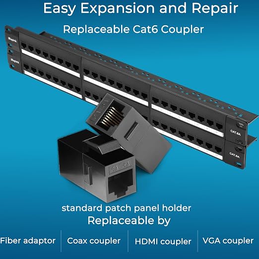 Rapink Patch Panel 48 Port Cat6A - Image 3