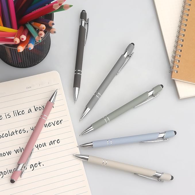 Bribobo Ballpoint Pen 2-in-1 Stylus Retractable Ballpoint Pen - Image 7