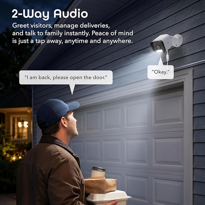 Geeni Hawk 3 4MP Smart Outdoor Security Camera – 2K Ultra HD WiFi Surveillance - Image 7