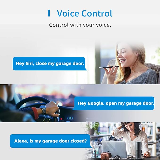 meross Smart Garage Door Opener Remote, Compatible - Image 5