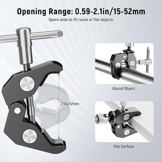 NEEWER 9.8"/25cm Adjustable Magic Arm - Image 5