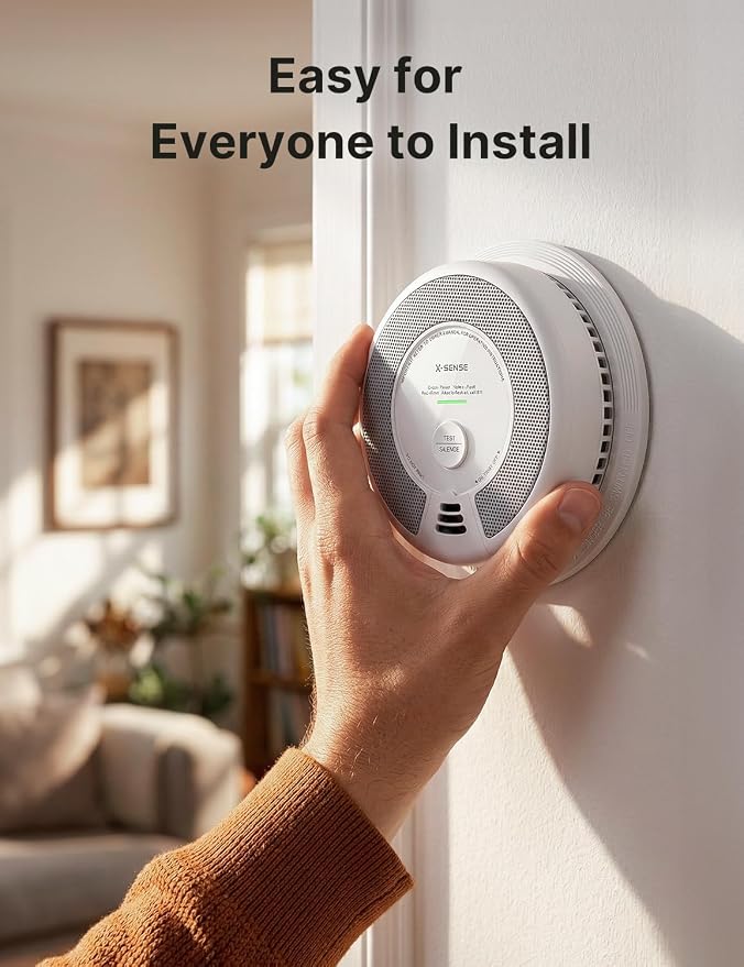 X-Sense Wireless Interconnected Combination Smoke and Carbon Monoxide Detector - Image 8