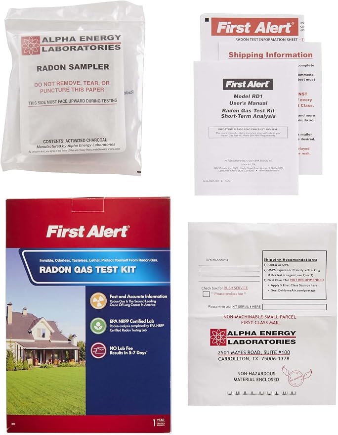 First Alert Radon Gas Test Kit - Image 3