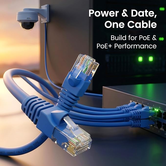 GEARit Cat 6 Ethernet Patch Cable 25 ft Blue - Image 7