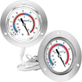 Cooler Thermometer Commercial, Walk in Cooler Thermometer, Analog Panel Mount by UHARBOURINSTRUMENT