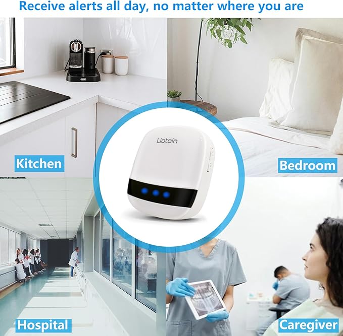 Caregiver Pager Wireless Call Button Alert Button Call Bell Emergency Button - Image 5