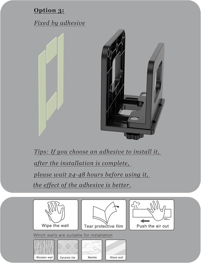 Adjustable Wall Mount Shelf Holder - Image 7