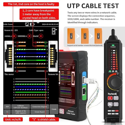 Multifunction Network Caber Tester, UTP Ethernet Cable Tester, Cable Tracer - Image 3
