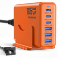 165W GaN USB C Charging Station, 6-Port Desktop Charger by Unknown