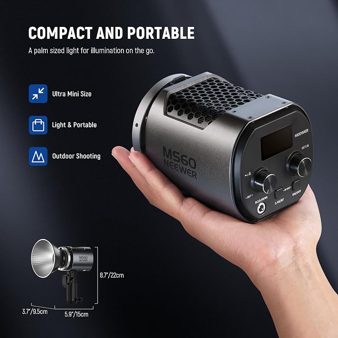 NEEWER MS60 LED Video Light - Image 3
