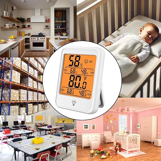 Digital Thermometer Hygrometer Meter, Indoor Room Thermometer Hygrometer - Image 4