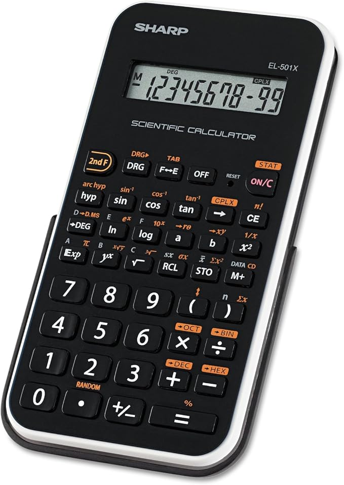 Sharp EL501X2BWH Engineering/Scientific Calculator by SharpCalculators