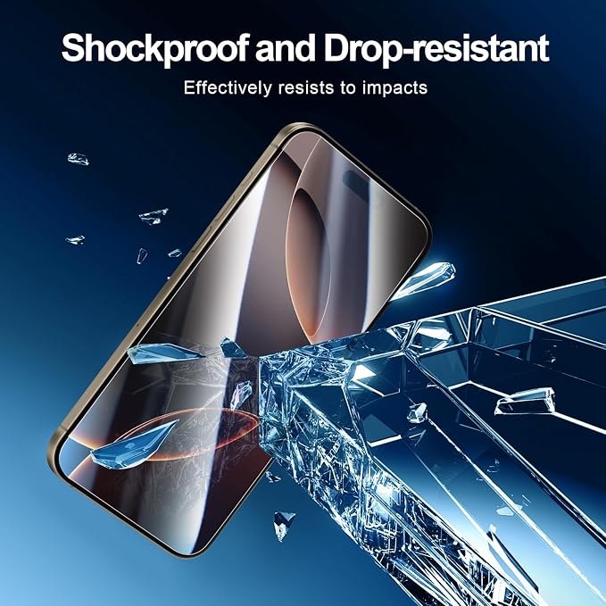 NEW'C 3x for iPhone 16 Pro Max Screen Protector+ 3x Camera Lens Protector - Image 6