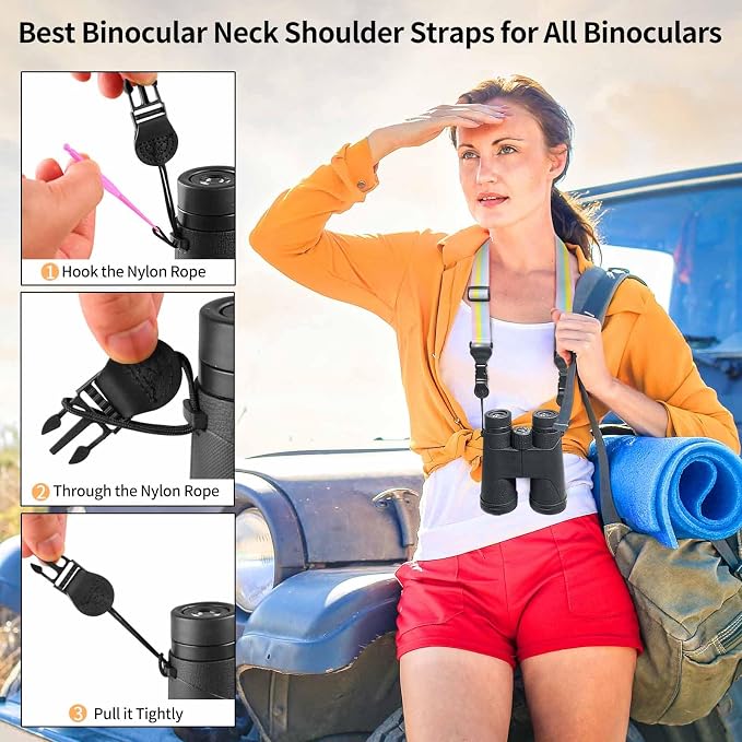 FIEIL Adjustable Shoulder Strap, Nylon Camera Strap, Comfortable Neck Strap - Image 4