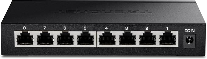 TRENDnet 8-Port 2.5Gb Multi-Gigabit Unmanaged Gaming Switch, 8 x 2.5GBASE-T by TRENDnet