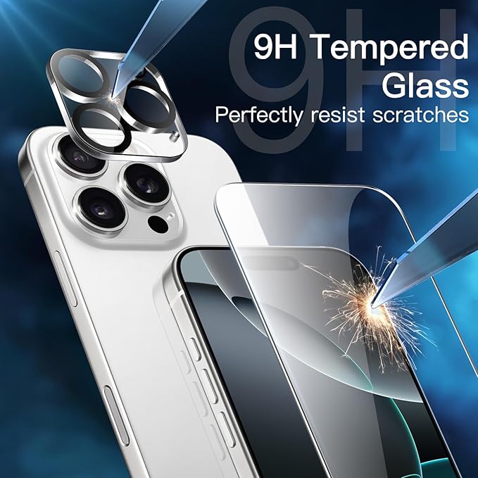 JETech Screen Protector for iPhone 16 Pro 6.3-Inch - Image 3