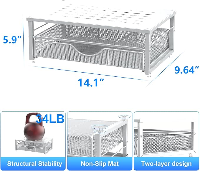 gianotter Computer Monitor Stand Riser, office organizer - Image 5