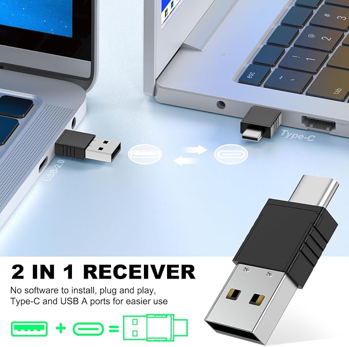 Green Light Clicker for Teachers–USB-C Rechargeable Presentation Clicker - Image 3