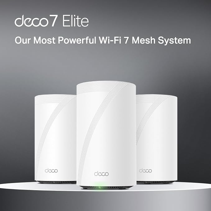 TP-Link Deco 7 Elite BE95 Quad-Band WiFi 7 BE33000 Whole Home Mesh System - Image 2