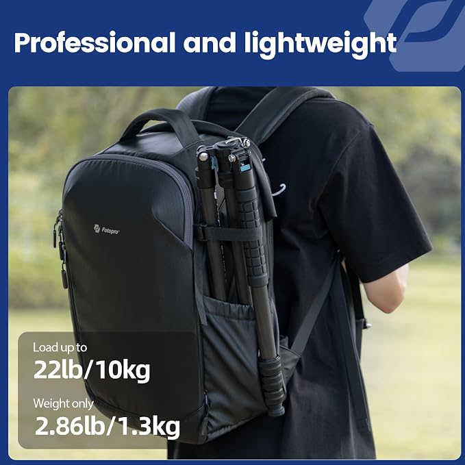 Fotopro 73" Carbon Fiber Tripod - Image 2