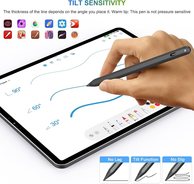 HATOKU Pencil 2nd Generation Wireless Charging, Pencil - Image 3