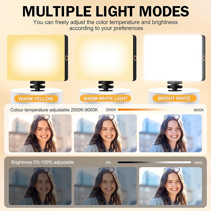 120 LED Selfie Light for iPhone, Portable Phone Light - 5000mAh Rechargeable - Image 3