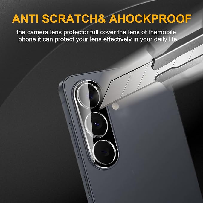 3 Pack Camera Lens Protector for Samsung Galaxy S26/S26 Plus/S26+, Tempered - Image 4