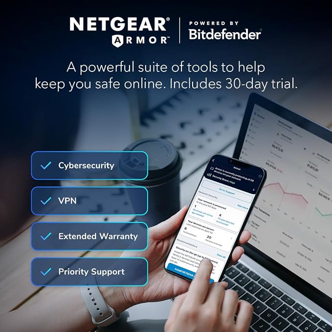 Netgear Nighthawk 5-Stream AX3600 Dual-Band WiFi 6 Router - Image 3