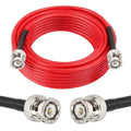 MOOKEERF BNC Cable - 20FT RG58 50 Ohm Male to Male Coax Low Loss Extension by MOOKEERF