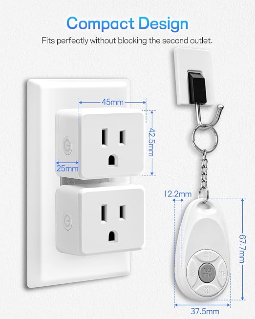Greencycle Remote Control Outlet, Wireless Light Switch and 2 Outlet Plugs - Image 5