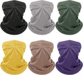 Geyoga 6 Pieces Summer UV Protection Cooling Neck Gaiter Face Clothing Neck by Geyoga