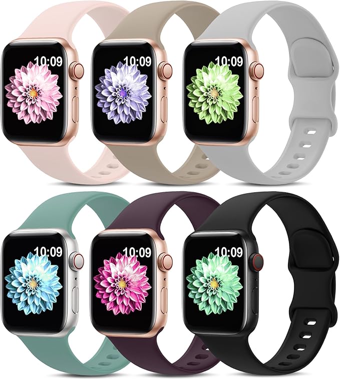 6 Pack Sport Bands Compatible by AMSKY