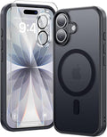 toushion 3 in 1 for iPhone 17 Case Matte Black, Fits MagSafe, Screen by Unknown